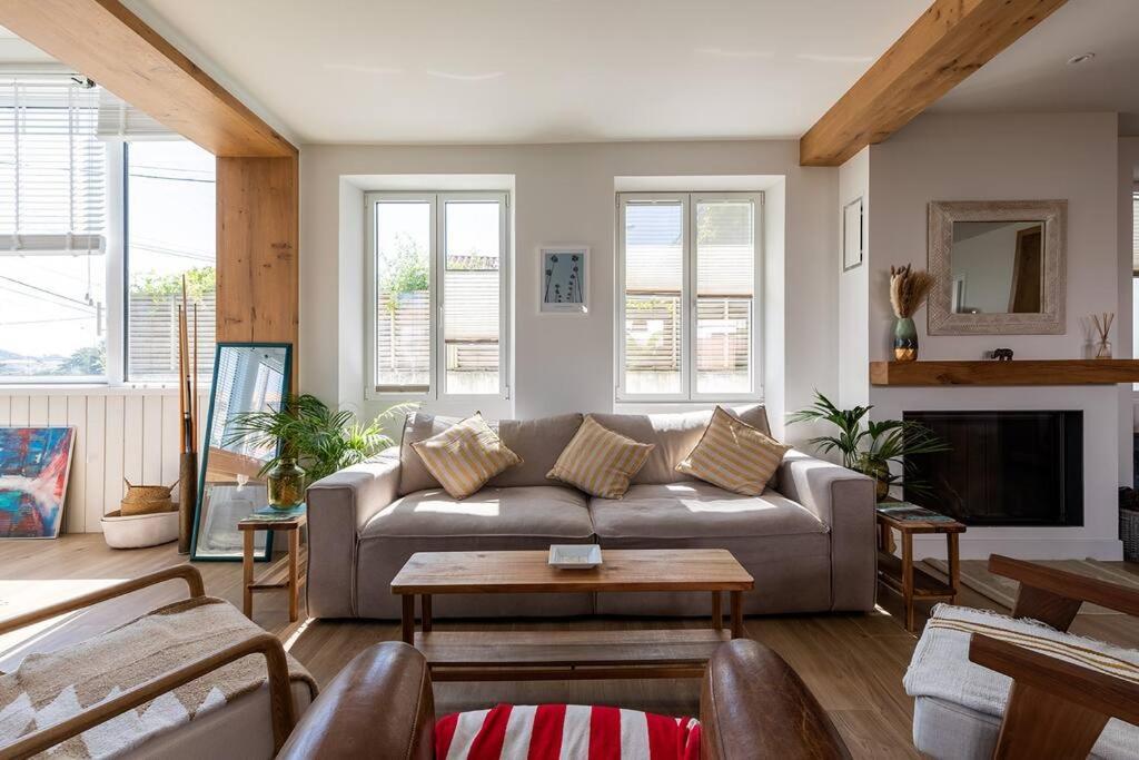 Beautiful Beach House In Front Of The Ocean เบียริตซ์ ภายนอก รูปภาพ