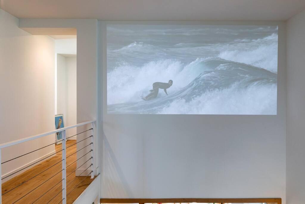 Beautiful Beach House In Front Of The Ocean เบียริตซ์ ภายนอก รูปภาพ